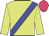 Canary, blue sash, rose cap