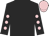 Black, pink spots on sleeves, pink cap