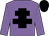 Mauve, black cross of lorraine, black cap