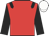 Red, black epaulets and sleeves, white cap