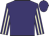 Purple, beige striped sleeves