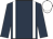 Dark blue, white braces, white cap