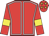 Red, white seams, yellow armlet, red cap, yellow stars